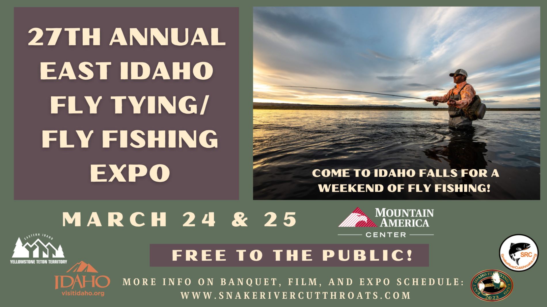 27th Annual East Idaho Fly Tying/Fly Fishing Expo at the Mountain