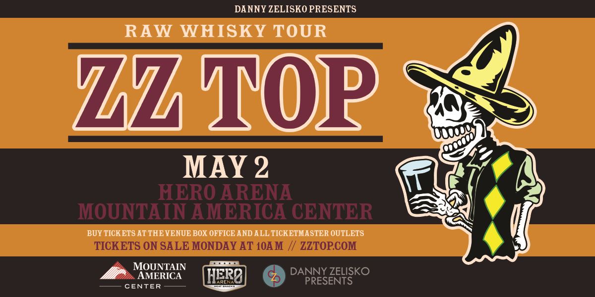 ZZ TOP “Raw Whisky Tour” Coming to the Mountain America Center